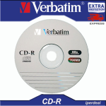 VERBATIM CD-R 52X 80 MIN 700MB (EN CAKEBOX DE 25 PIÈCES) CD POUR AUDIO ET DONNÉES