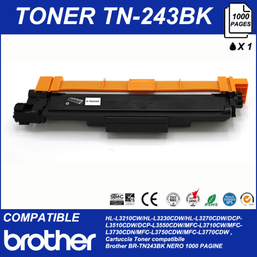 Cartouche Toner BROTHER TN-243 Noir (TN243BK)